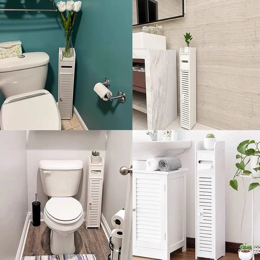 منظم الحمام العمودي للزوايا الضيقة